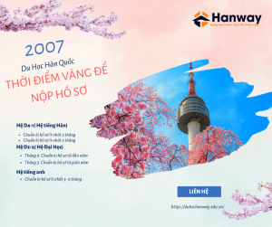 THỜI ĐIỂM VÀNG ĐỂ NỘP HỒ SƠ DU HỌC HÀN QUỐC