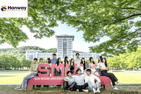 Đại học Sunmoon Hàn Quốc có hơn 2000 học sinh quốc tế theo học đến từ hơn 62 quốc gia trên thế giới